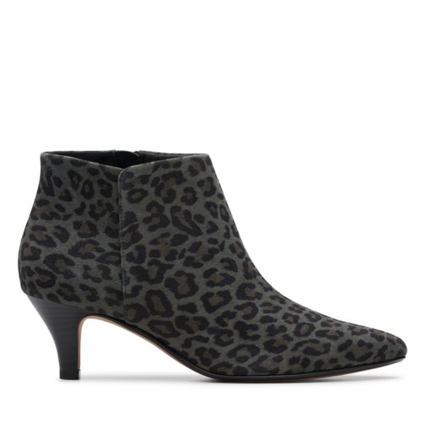 Clarks Womens Linvale Sea Ankle Boots Leopard | USA-187435